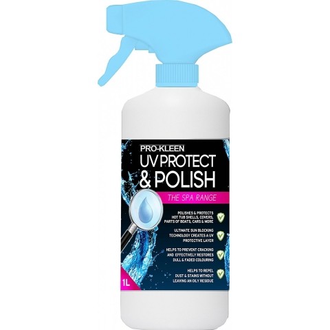 Pro-Kleen UV Protector Spray and Polish Spray for Hot Tub Covers + Shells